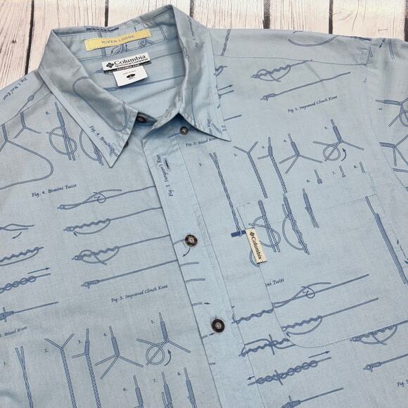 NWOT Columbia Sportswear Short Sleeve Fishing Shirt Size Large - Picture 2 of 4